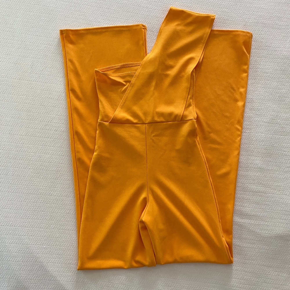 Pretty little thing yellow jumpsuit